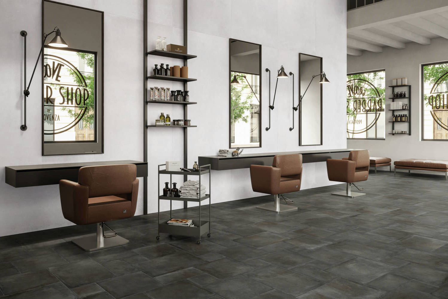 Charleston Palms Steel Modular 3 | Digital Tile Catalog | Carminart