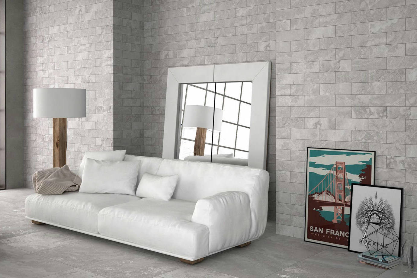 Siena Grigio 4x12 | Digital Tile Catalog | Carminart