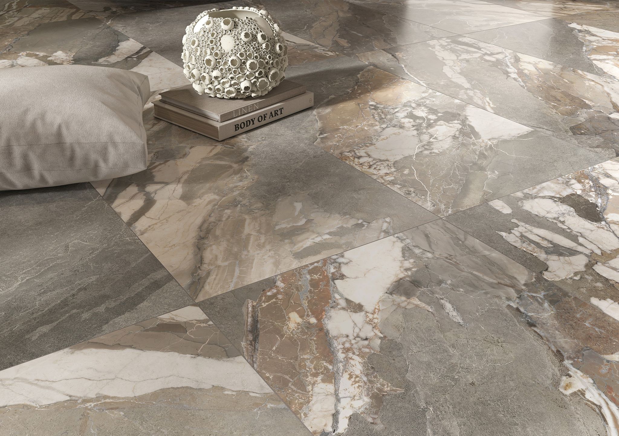 Dynasty Grey Polished/Matte 24x48 1 | Digital Tile Catalog | Carminart