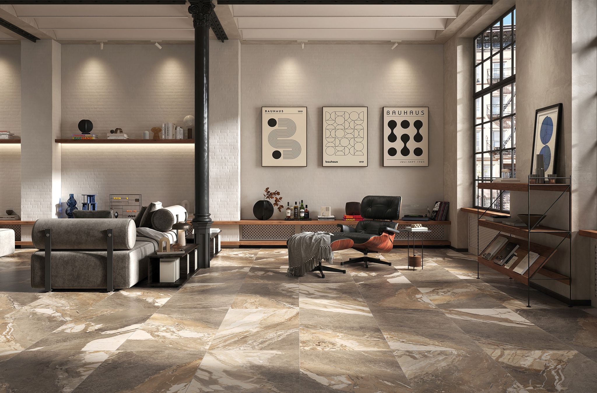 Dynasty Taupe Polished/Matte 24x48 1 | Digital Tile Catalog | Carminart