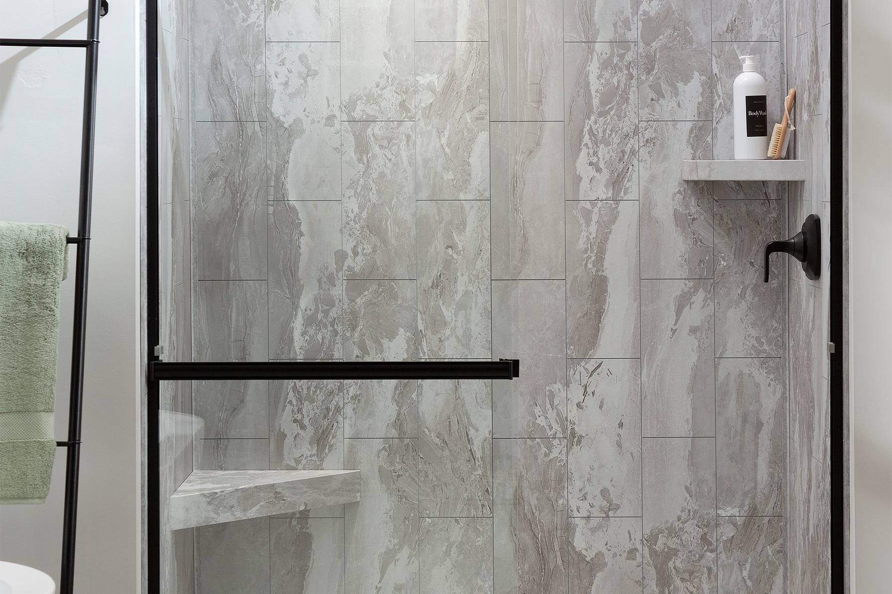 Smoky Sky Shower Wall Kit 32x60x78 | Digital Tile Catalog | Carminart