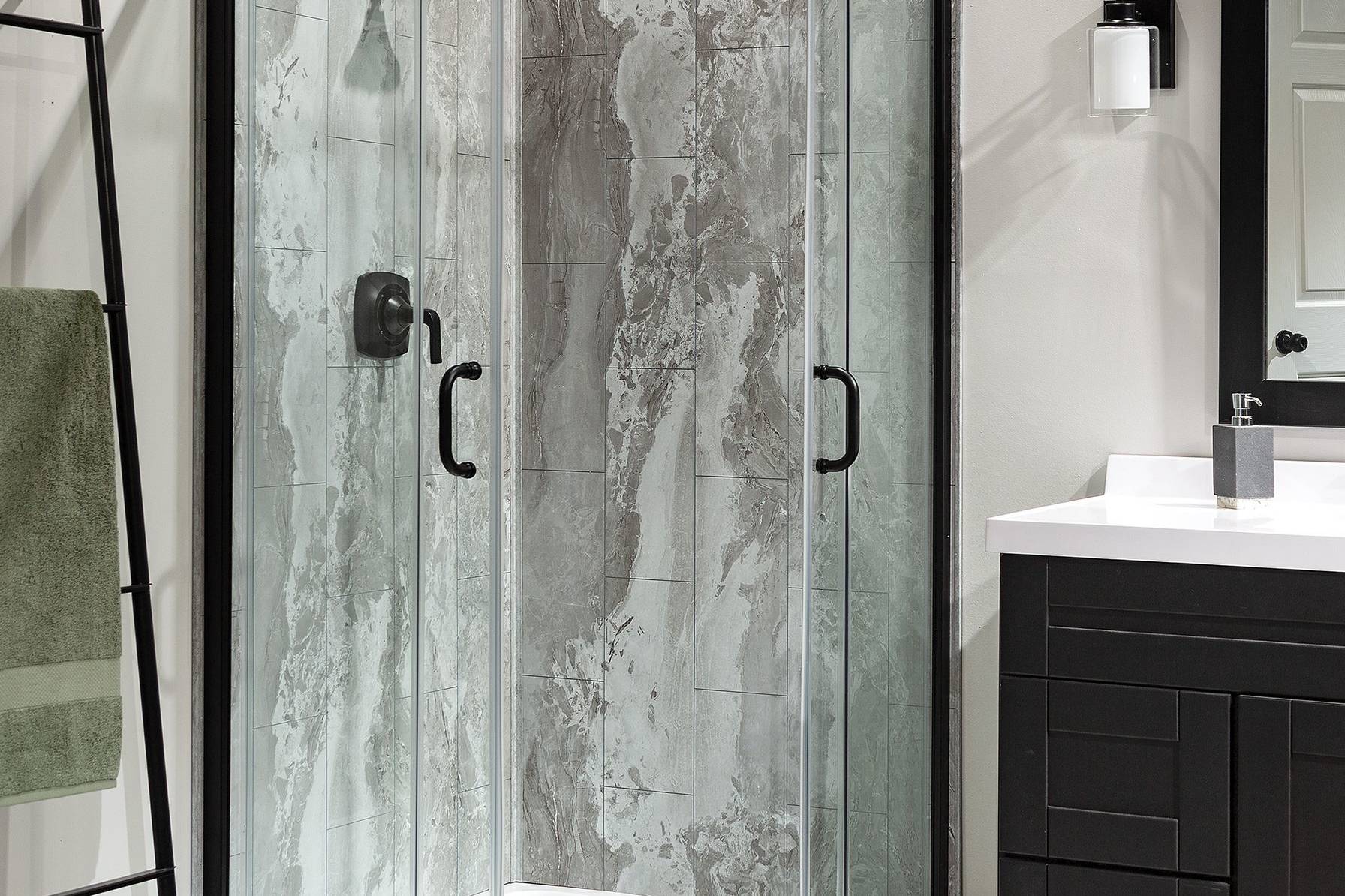 Smoky Sky Shower Wall Kit 36x60x78 | Digital Tile Catalog | Carminart