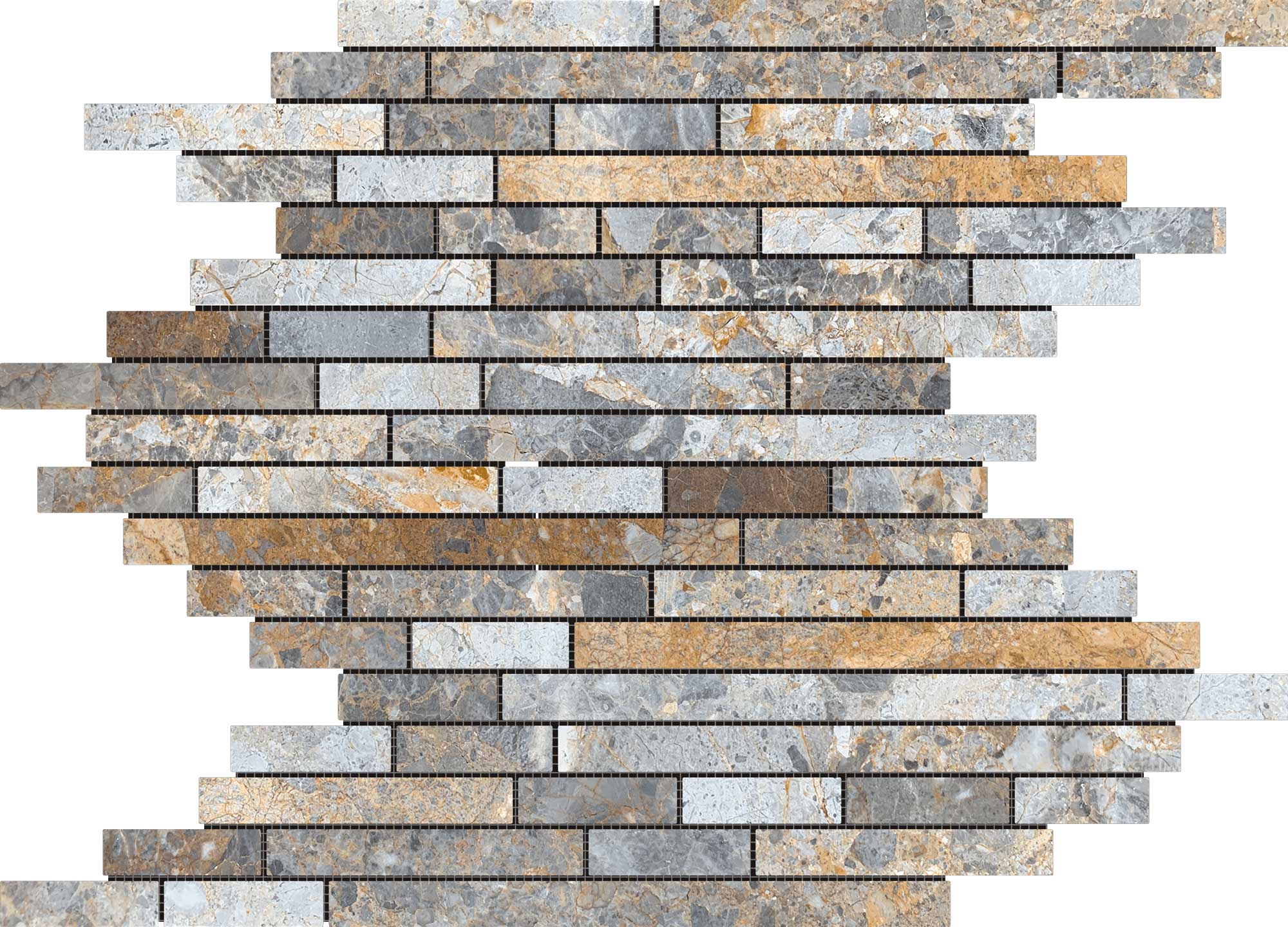 Baguette Royal Vein Mosaic | Digital Tile Catalog | Carminart
