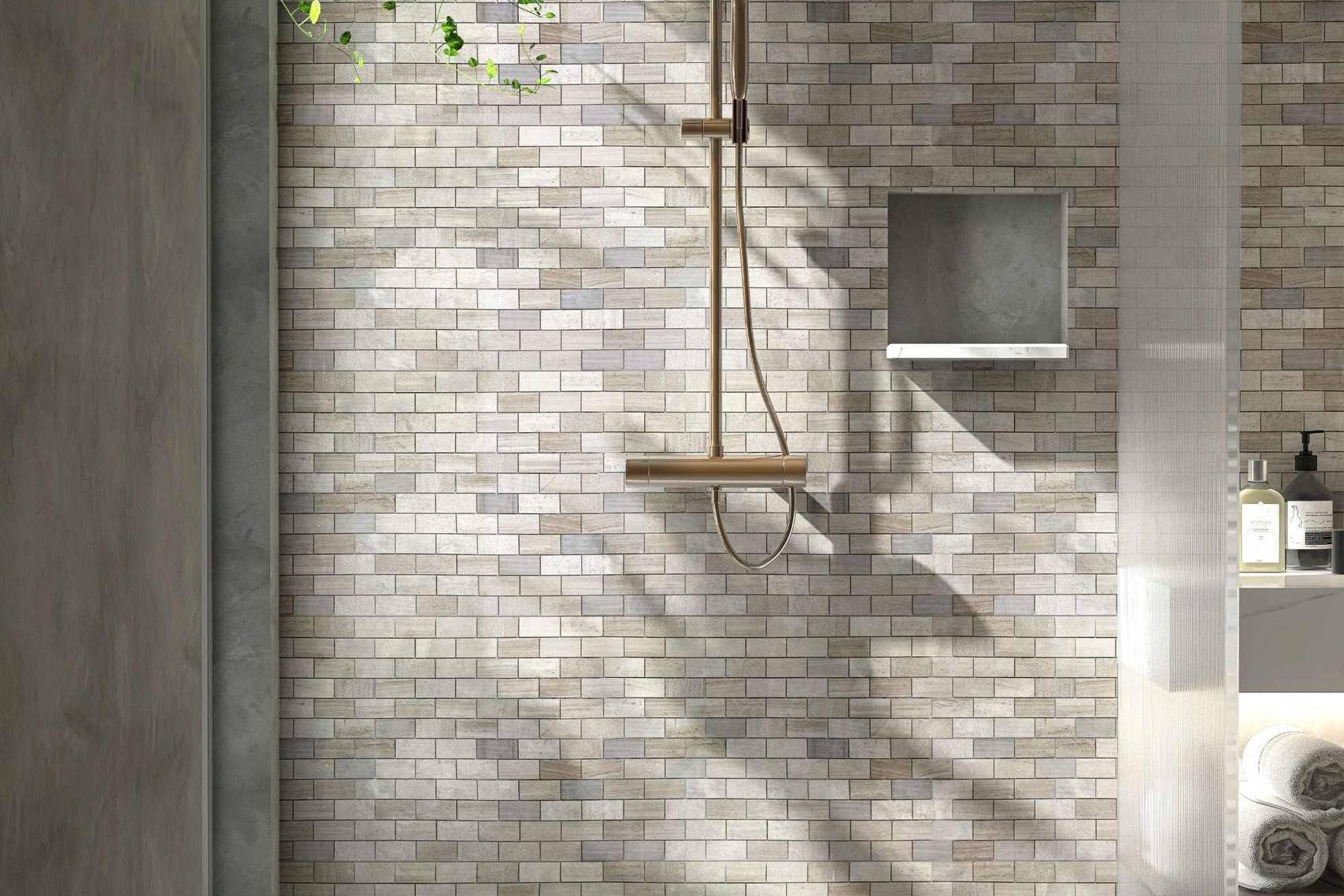 Brick Limestone Multi Finish Grey | Digital Tile Catalog | Carminart
