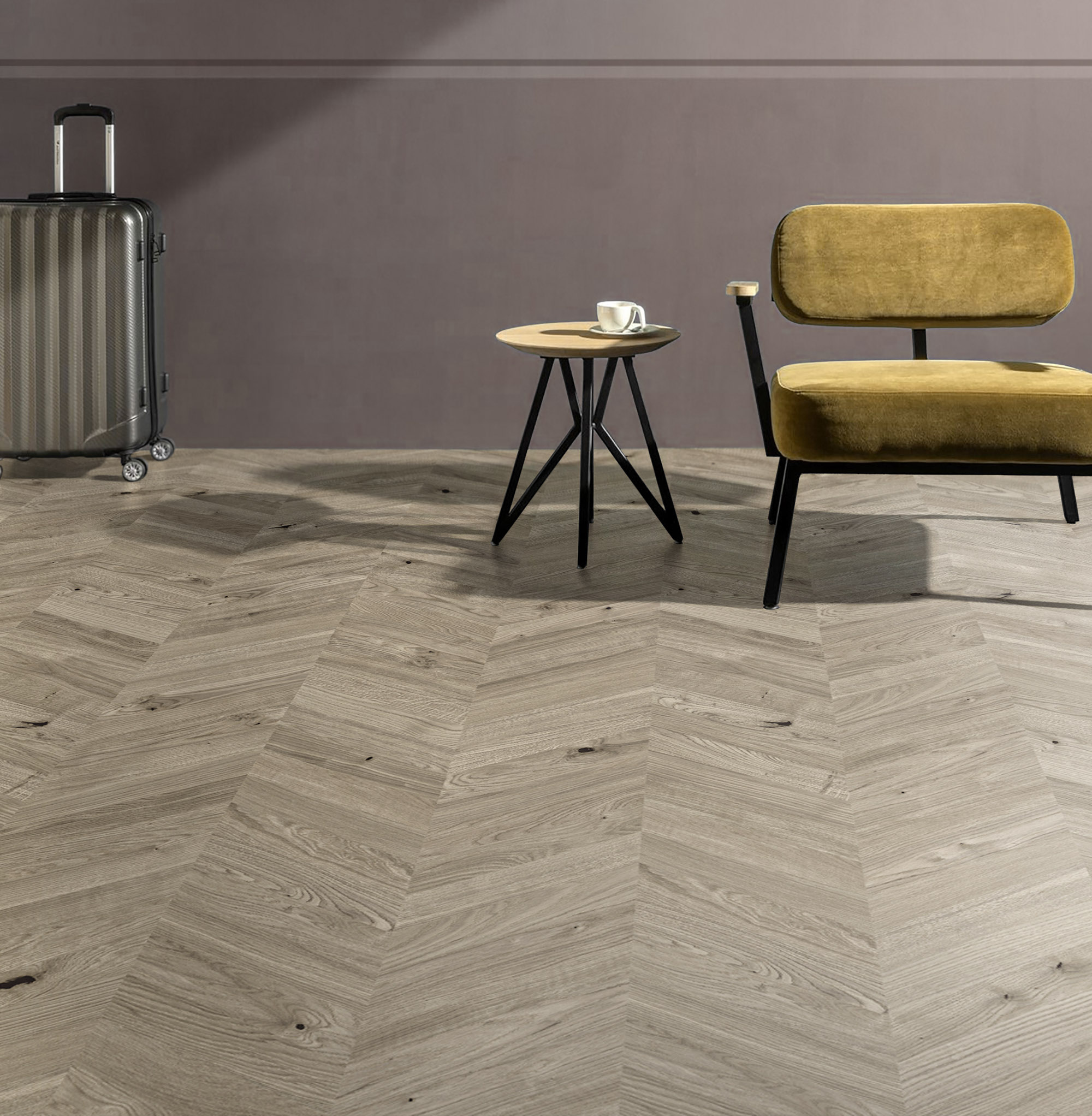 Chevron Oak Sevilla Taupe | Digital Tile Catalog | Carminart