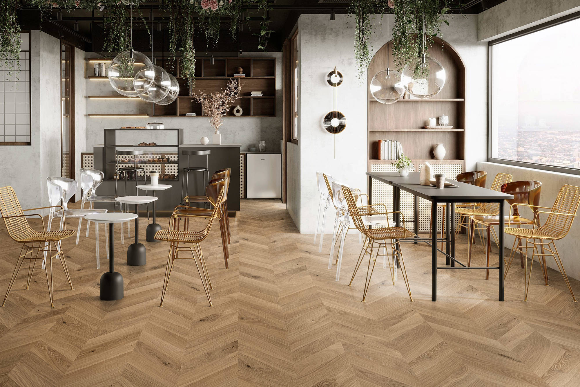 True Earth Chevron 7 | Digital Tile Catalog | Carminart