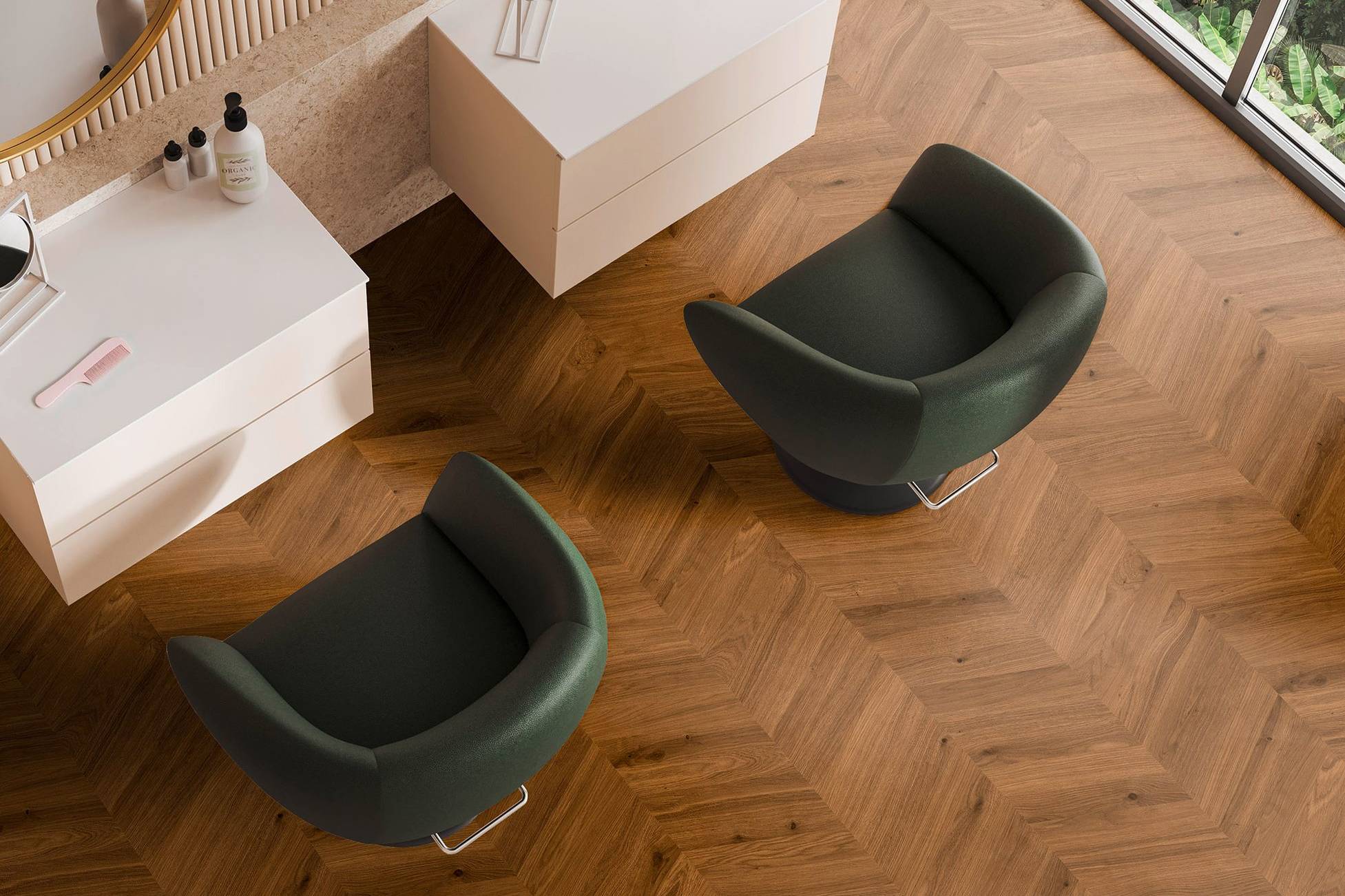 True Earth Chevron 9 | Digital Tile Catalog | Carminart