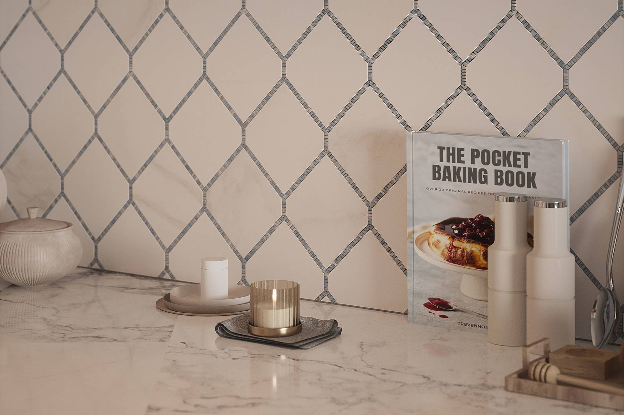 Elm Blue Mosaic 0 | Digital Tile Catalog | Carminart