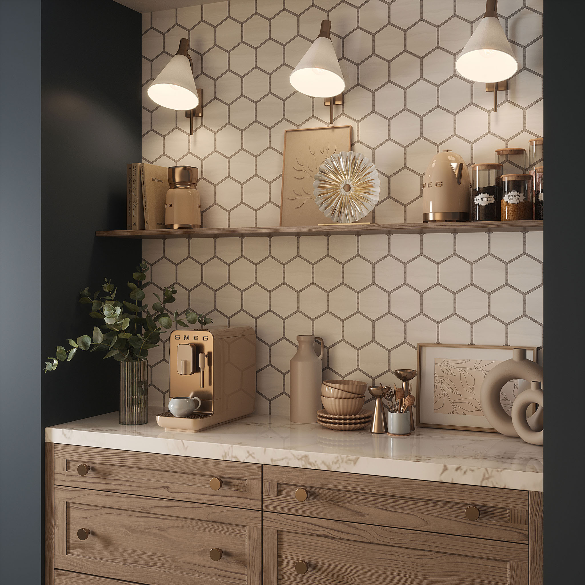 Gram Grey Mosaic | Digital Tile Catalog | Carminart