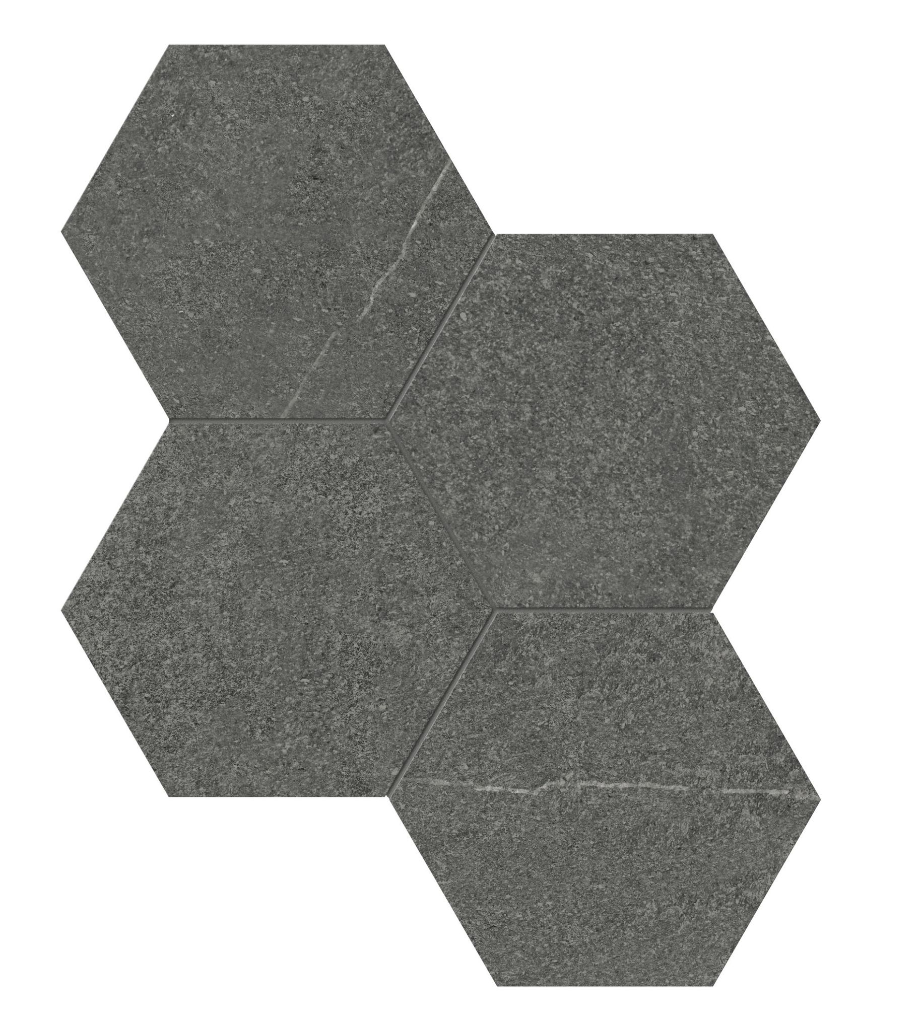 Mjork 6 Hex Carbon | Digital Tile Catalog | Carminart