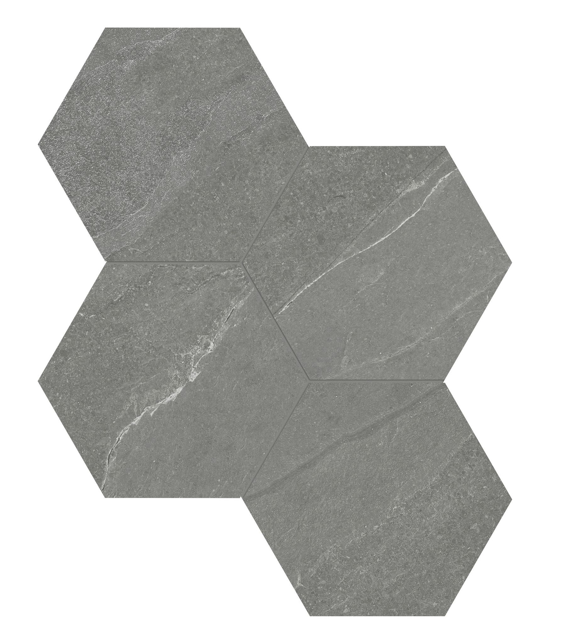 Nord 6 Hex Chromium | Digital Tile Catalog | Carminart