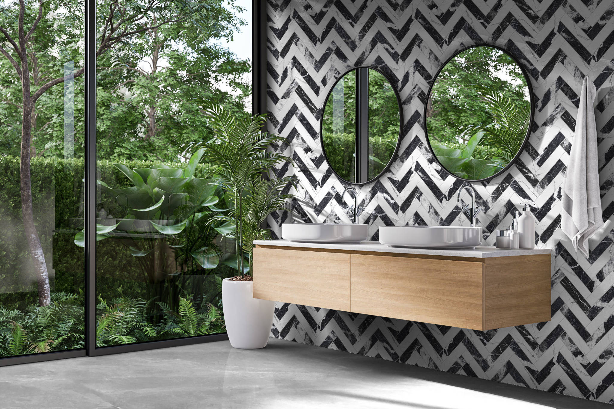 Obsession Nero & Statuario  | Digital Tile Catalog | Carminart