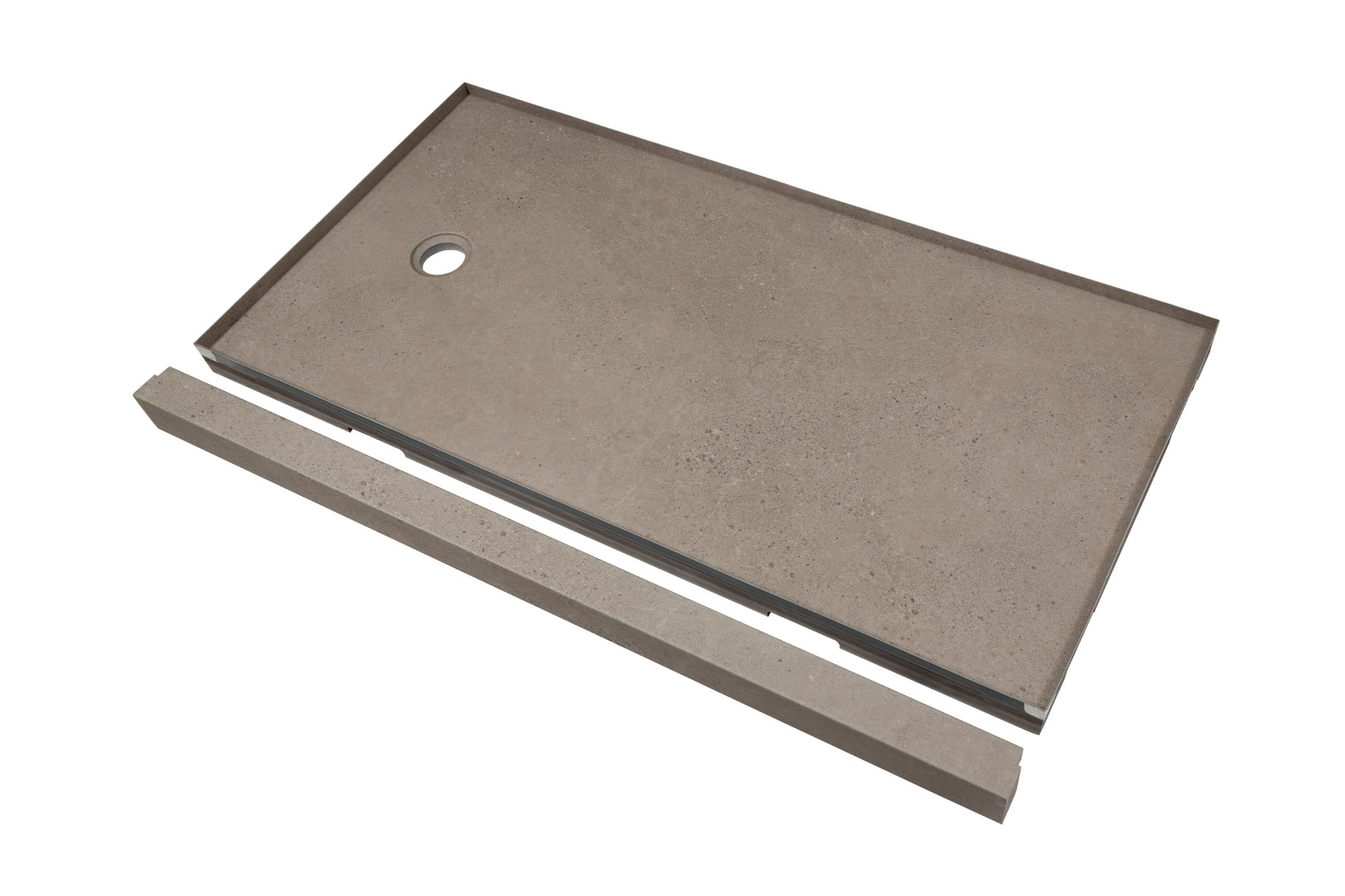Shower Pan 30x60 Concrete Sand | Digital Tile Catalog | Carminart