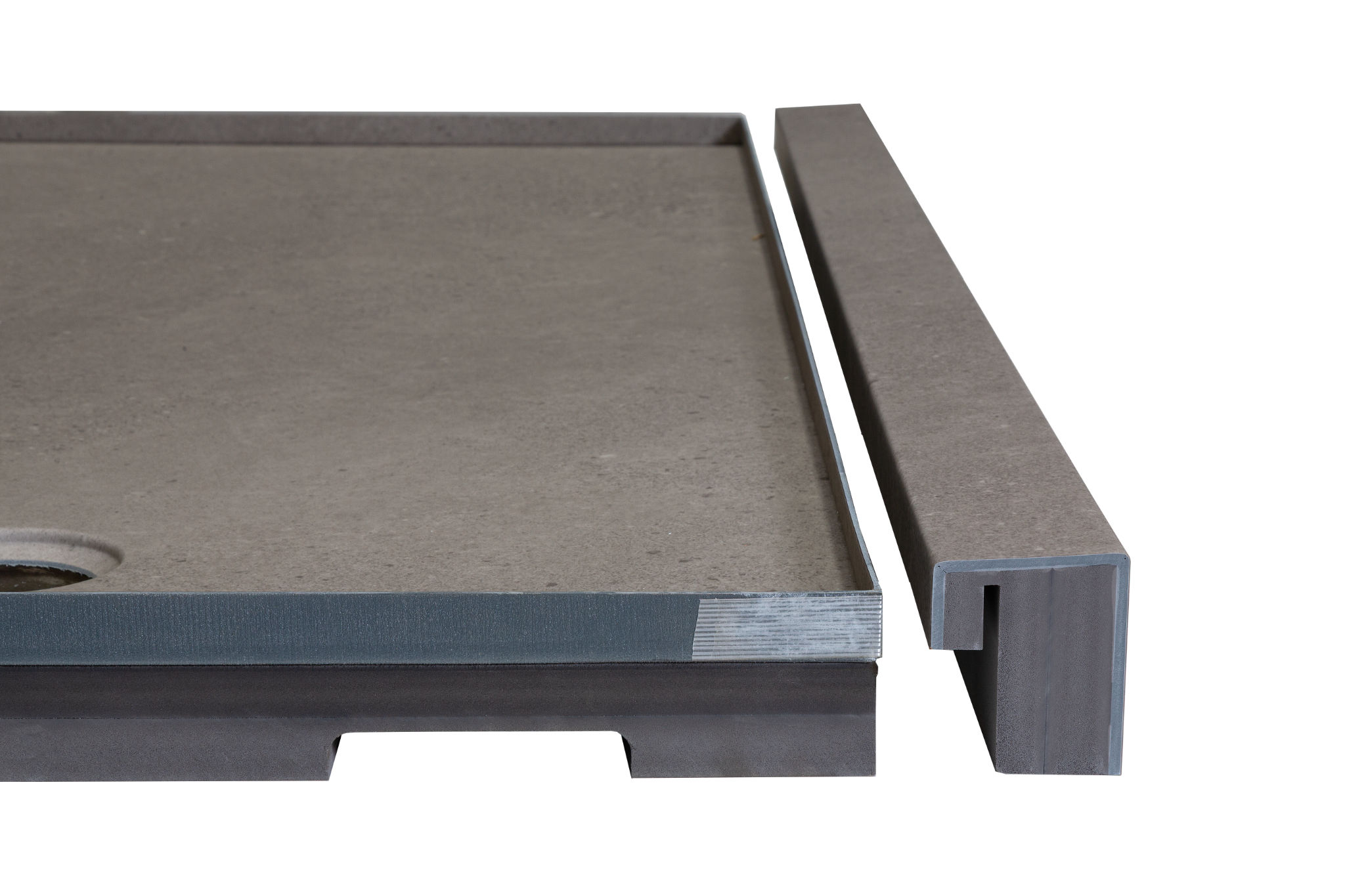 Shower Pan 30x60 Concrete Sand | Digital Tile Catalog | Carminart