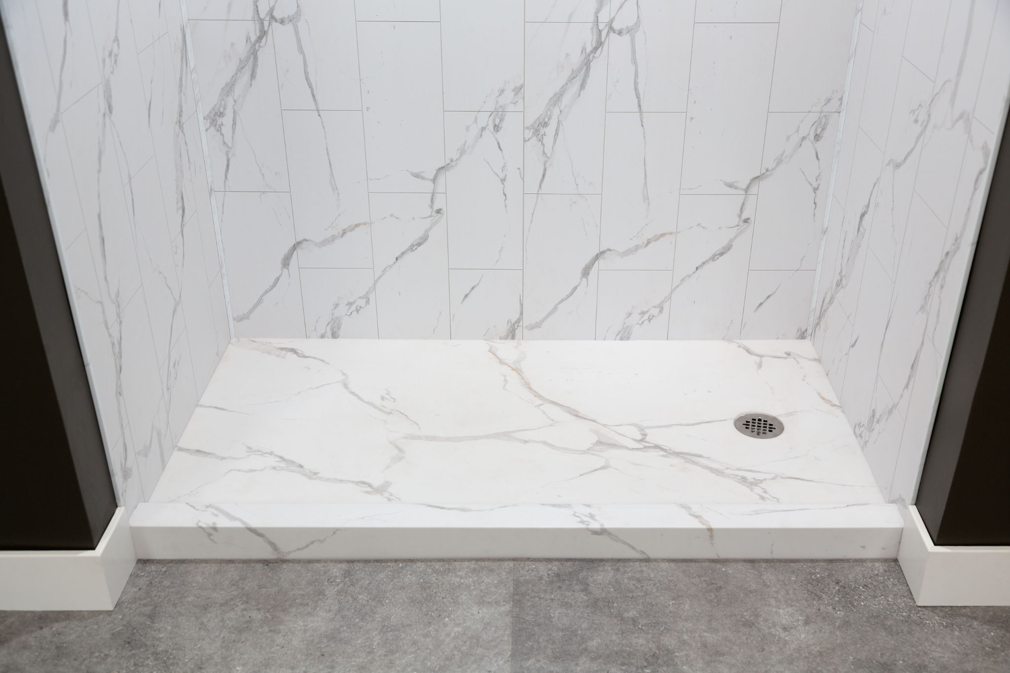 Shower Pan 36x60 Bianco Marble | Digital Tile Catalog | Carminart