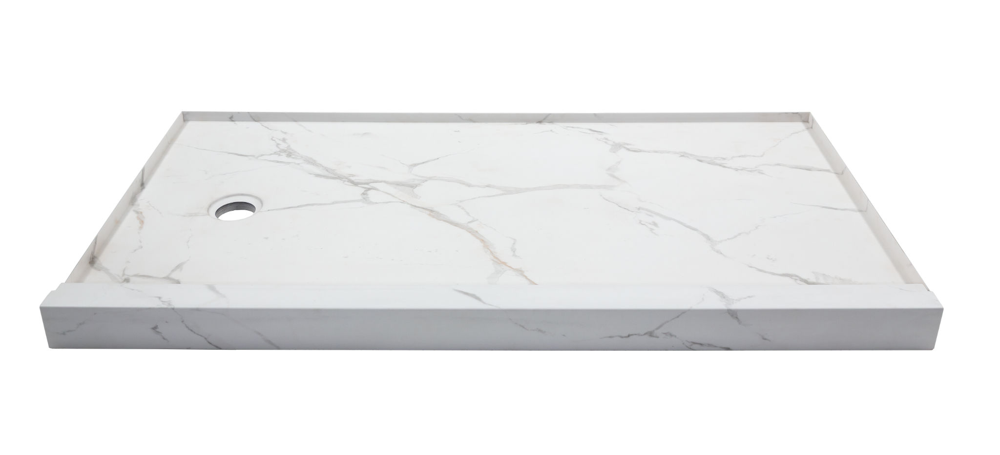 Shower Pan 36x60 Bianco Marble | Digital Tile Catalog | Carminart