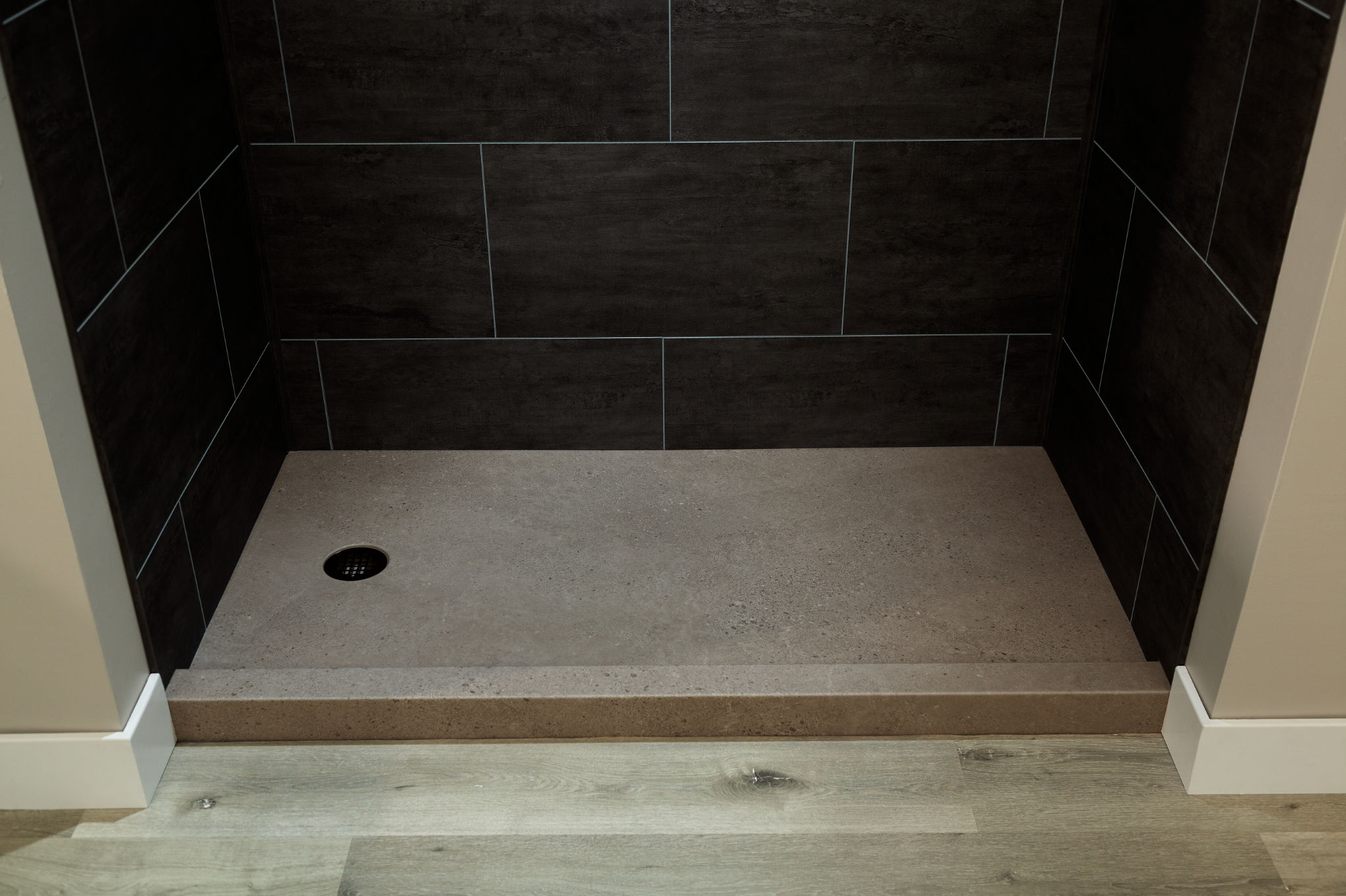 Shower Pan 36x60 Concrete Sand | Digital Tile Catalog | Carminart