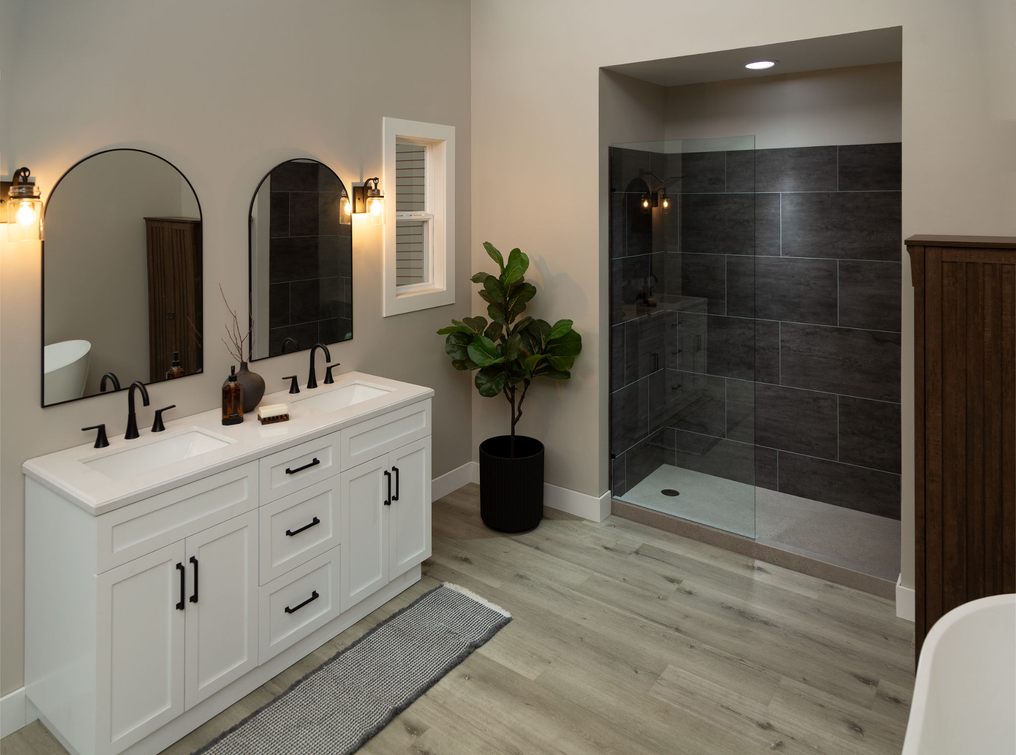Shower Pan 36x60 Concrete Sand | Digital Tile Catalog | Carminart