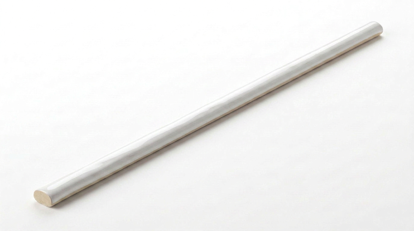 Aruba White Gloss .39x9 Trim | Digital Tile Catalog | Carminart